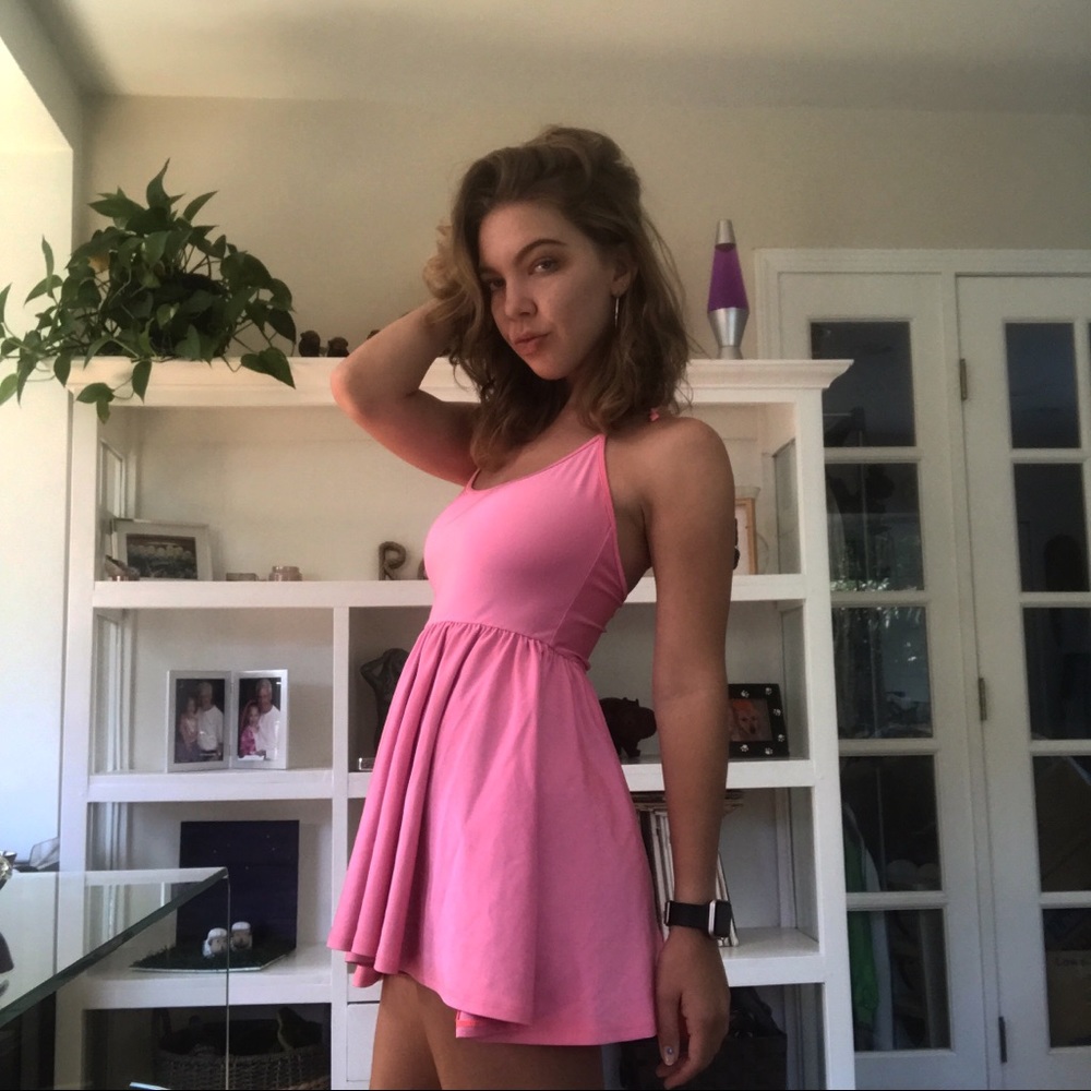 American Apparel Pink Dress